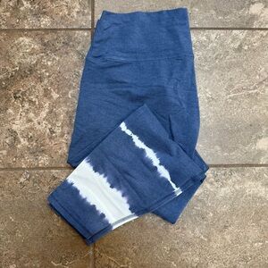 Old Navy Blue and White Leggings